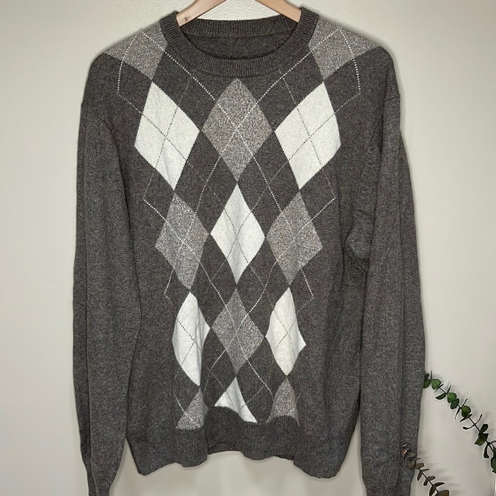 Men’s Cashmere Sweater, Men’s Size Large